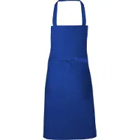 Link Kitchen Wear Hobbyschort met zak - Royal Blue - 80 x 73 cm -