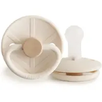 Frigg Viking Fopspeen 4 stuks - Siliconen - Maat 1 - 0-6 maanden - Cream