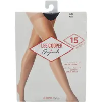 Lee cooper Panty 15 deniers- - x-large - 3 stuks - zwart - Perfecte pasvorm - Zeer elastisch - dunne panty