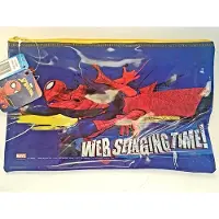 Disney Spiderman XXL Etui - Blauw / Geel - School - Kinderen