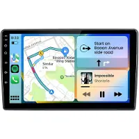Hexinex Autoradio Geschikt voor VW Bora Golf 4 Jetta Passat B5 T5 - Draadloos CarPlay, Android Auto, Androdi 15, multimediaspeler, 4GB+64GB