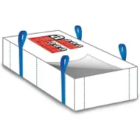 KLASEBO Asbestzak, zak voor asbestplaten, 260 x 125 x 30 cm, 1000 kg draagkracht