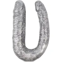 Chisa Novelties - Dixie Normous Dildo - Double Dong - Zilver