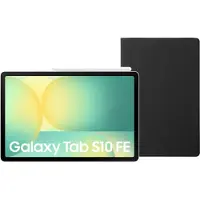 Samsung Galaxy Tab S10 FE 10,9 inch 128GB Wifi Zilver + BlueBuilt Book Case Zwart