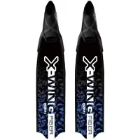 Mares Pure Passion X-wing Fiber Soft Freediving Fins Zwart EU 38-39