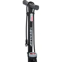 Dunlop Fietspomp - staande pomp voor Presta, , Schrader ventiel - 12 bar