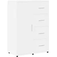 vidaXL Dressoir 60x31x84 cm bewerkt hout wit