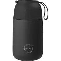 Aya & Ida - Foodie - Thermosfles - Voedselcontainer - 700ml - MATTE BLACK