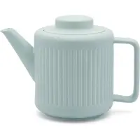 Bredemeijer - Theepot keramiek Skagen - 1,2 liter - Lichtblauw - Met theezeef