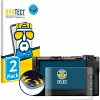 BROTECT - Screenprotector voor Nikon ZR 2025 - Folie Beschermfolie transparant volledig dekking - 2 Stuks