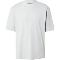 Jordan Shirt grijs gemêleerd / wit