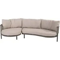 4SO Puglia organic chaise longue loungeset 2 delig terre