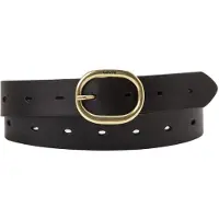 Levi's Riem 'High-Low Belt' goud / zwart