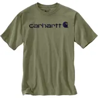 Carhartt - Core Logo S/S - T-shirt XL, olijfgroen
