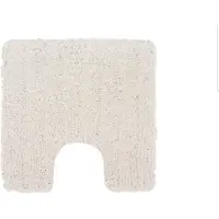 Differnz - WC Mat Zara - Gebroken Wit - Antislip - 60x60cm