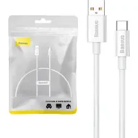 Baseus Usb Naar Usb-C Kabel 100W Voor Telefoons 0,25M Voor Snel Opladen