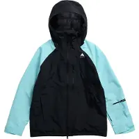 Burton - Ski jassen - M Reserve 3L Jacket True Black/Light Teal voor Heren - Maat XL - Zwart