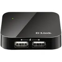 D-Link DUB-H4 - 4-Port Hi-speed USB 2.0 Hub