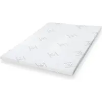 11.11 SRLS Latex Topper - - 120 x 190 cm - Bamboe Stof - Afneembaar - 5 cm dik