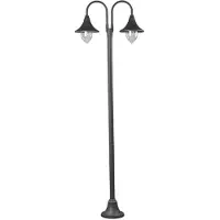 LINDBY Buitenverlichting , Madea, dimbare, Zwart, Metaal, Modern