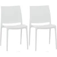 CLP Maya Set van 2 Stoelen wit