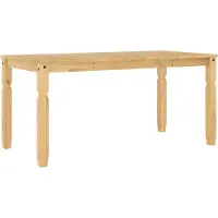 vidaXL Eettafel Corona 160x80x75 cm massief grenenhout