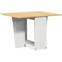 Syfax Eettafel Corona inklapbaar massief grenenhout wit