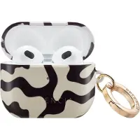 Selencia Vivid Case voor de Apple Airpods 3 - Art Wave Black