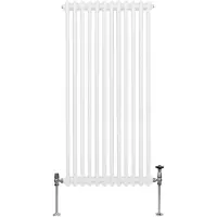 MonsterShop Traditionele 2-kolomsradiator - 1500 x 562 mm - Wit