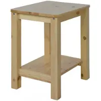 Homestyle4u Nachtkastje - Bijzettafel - Hout naturel