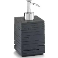 Zeller Zeepdispenser + Zeepbakje, Leisteen