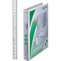 Leitz presentatie-ringband, A4 extra breed, wit, rug 44 mm, 2-D-rings mechaniek