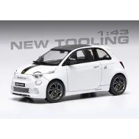 Ixo Models Fiat 500e Abarth 2024 Wit Modelauto 1/43