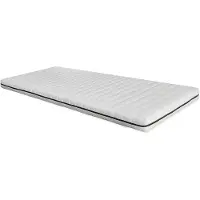 Vente-unique Set van bedbodem en matras – 90 x 190 cm – Kern van schuim met afneembare tijk – 10 cm dik – NASUS van YSMÉE