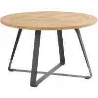4Seasons Taste Basso Set poten staal antraciet voor ronde tafel