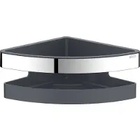 Keuco Collection Moll - Hoekplanchet, antraciet/chroom 12757010001
