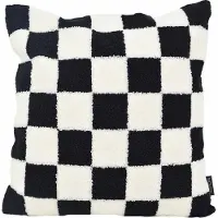 NOVÉE Bouclé checker | 45 x 45 cm | kussenhoes | katoen/polyester