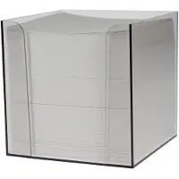 Sans marque MEMOKUBUS 9,5X9,5X9,5cm WIT