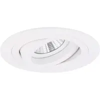 Yphix Modena - Inbouwspot Wit Rond - Kantelbaar - 1 Lichtpunt - Ø 92mm