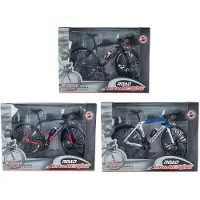 VAN MANEN Racefiets speelgoed fiets die-cast multicolor 20,5cm speelgoed.