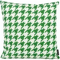 Gek op kussens! Sierkussen pied-de-poule donker outdoor | 45 x 45 cm | katoen/polyester