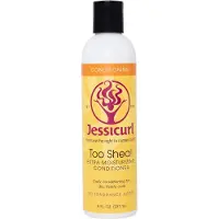 JESSICURL Too Shea Conditioner - Steil – Pluizig – Krullend – Kroes Haar – No Fragrance - 237 ml