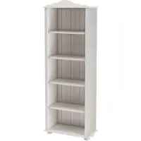 Loft 24 Mette-Boekenkast - Wit Massief Grenenhout - 181 cm
