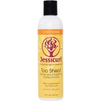 JESSICURL Too Shea Conditioner - Steil – Pluizig – Krullend – Kroes Haar – Island Fantasy - 237 ml