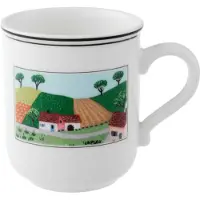Villeroy & Boch 6x Villeroy & Boch Ontwerp Naif, Kopje, Veelkleurig