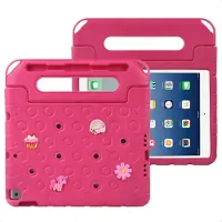IMoshion Kidsproof tablethoes met afneembare dolls voor de Apple iPad 9 (2021) 10.2 inch / iPad 8 (2020) 10.2 inch / iPad 7 (2019) 10.2 inch - Roze