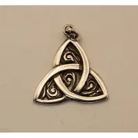 925 Zilveren hanger triskelion - triskel hanger van zilver - leuke dames en heren hanger van zilver - keltische hangers van zilver - triskelion pendants silber - celtic hangers - celtic pendant