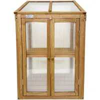 Lendo Online Kweekkas 60x49x97,5 cm Vurenhout PC Bruin