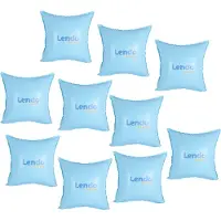 Lendo Online Zwembadkussen Winter 10 Stuks PVC Blauw