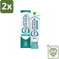 Sensodyne - Tandpasta - Proglasur Fresh & Clean - Frisse Mond - 75 ml - Voordeelverpakking - 2 stuks - Gevoelige tanden - Frisse adem
